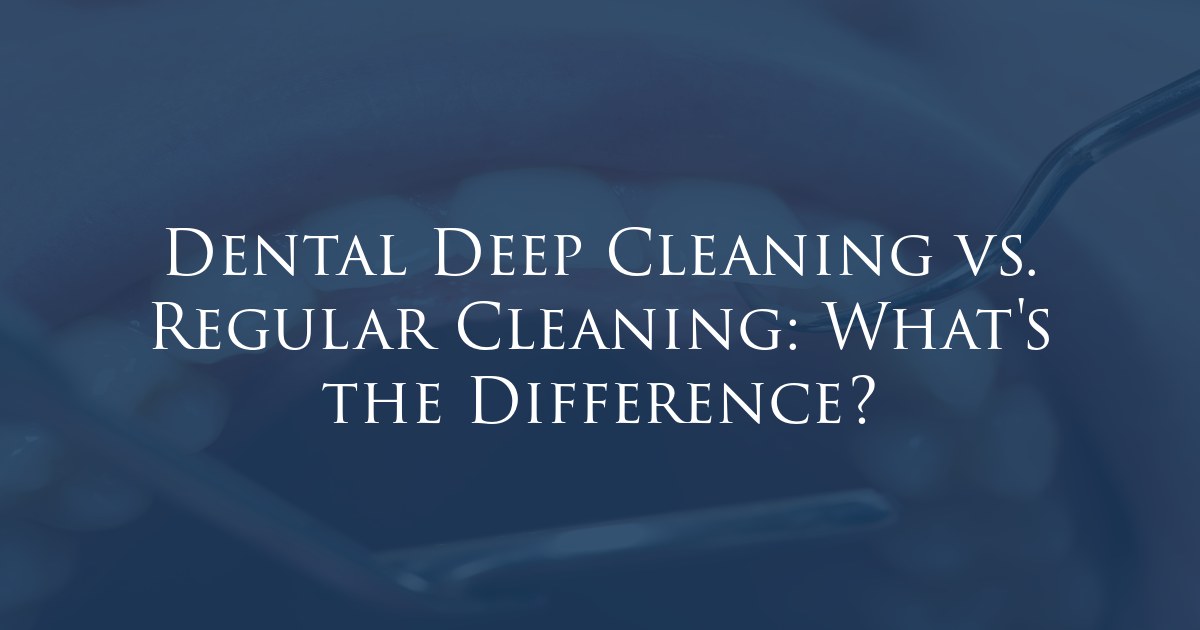 Dental Deep Cleaning vs. Regular Cleaning: What's the Difference? at The Perico Group